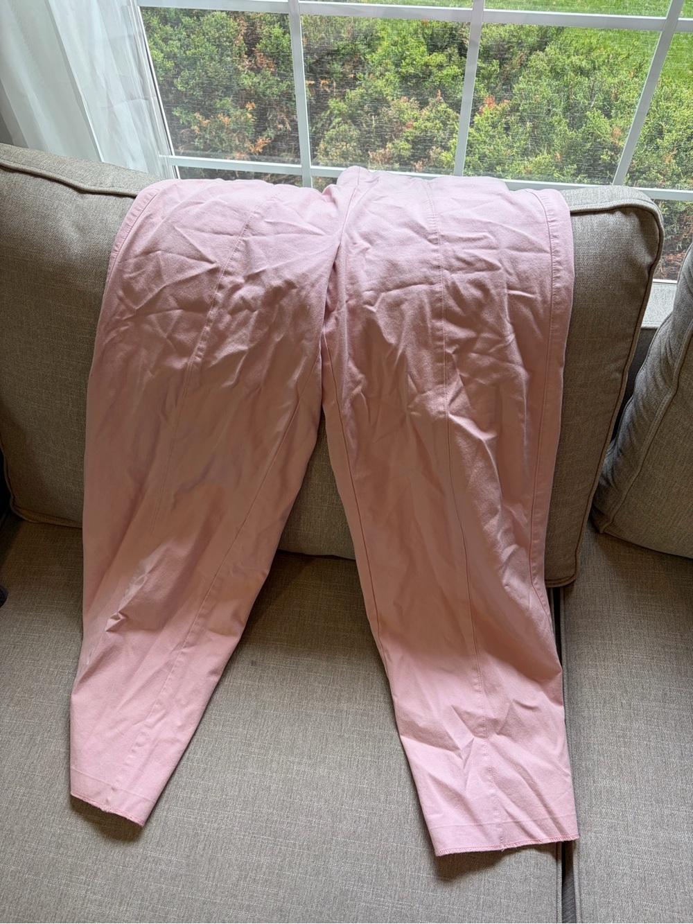 Light Pink Wide Leg Pants